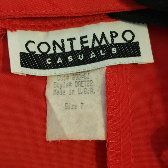 NWT Retro Contempo Casuals fitted Halter Mini Dress 90s vintage - Picture 4 of 8